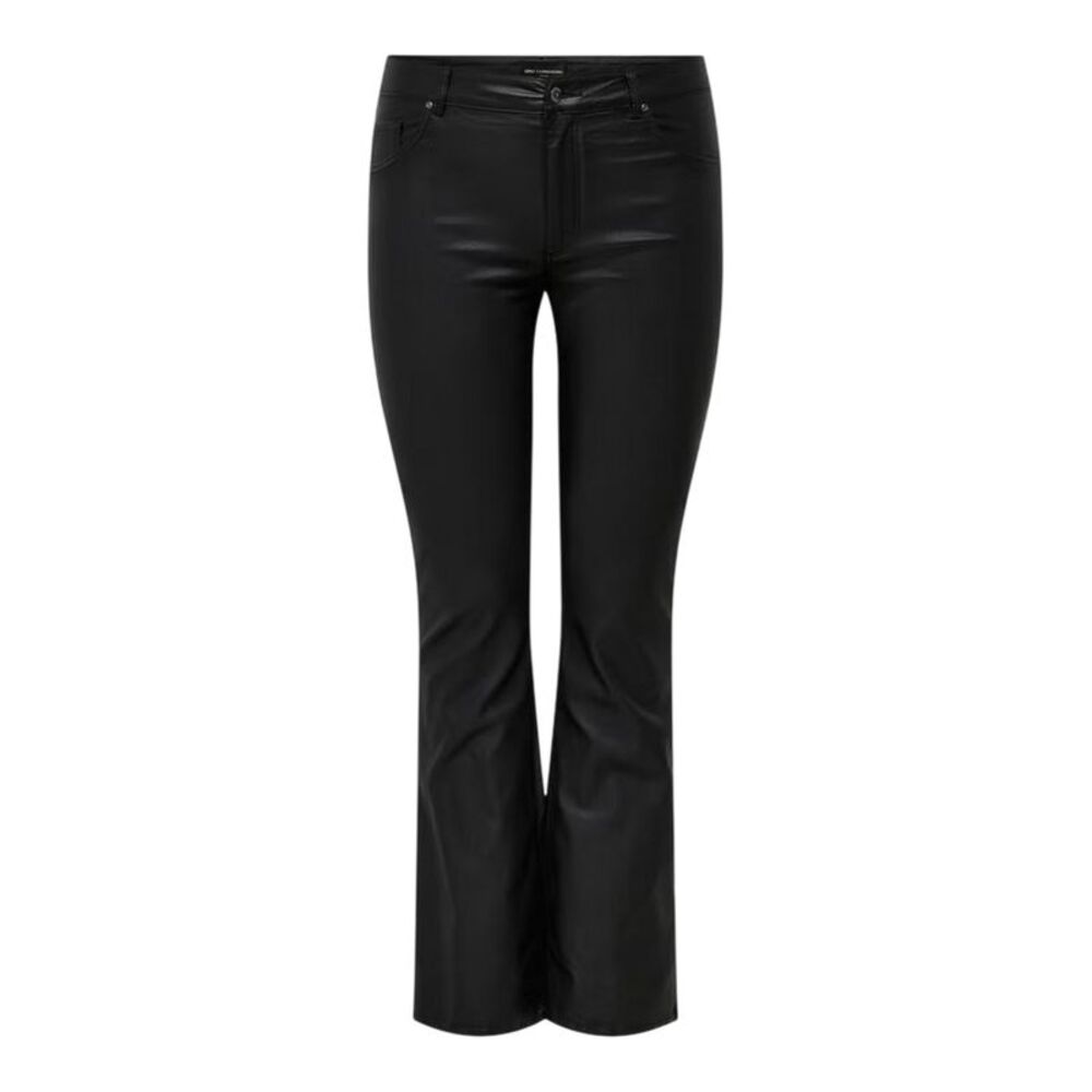 Only Womens/Ladies Carblush Flared Pants / Black